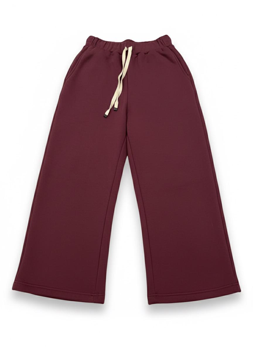 SQRL Oversized Burgandy Pants